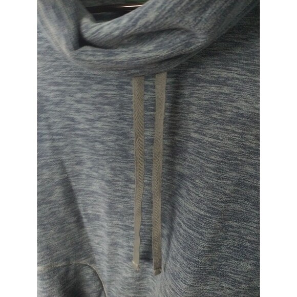Stillwater Supply Pullover Sweatshirt Women M Blue Funnel Neck Fleece Pockets - Picture 4 of 8